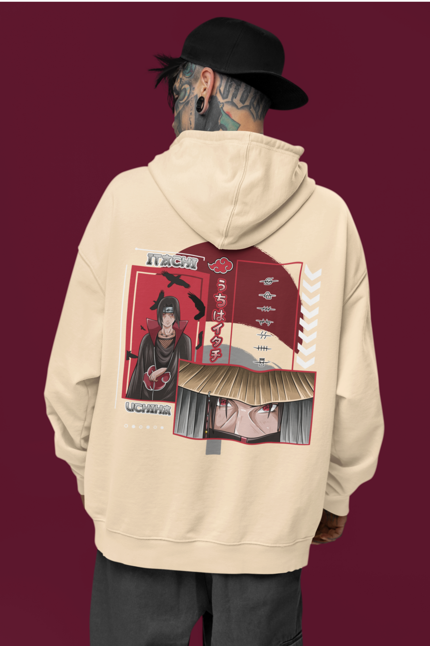 Vacancy Oversized Hoodie Unisex Itachi Uchiha